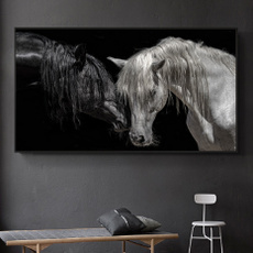 Home & Kitchen, horse, art, horseoilpainting