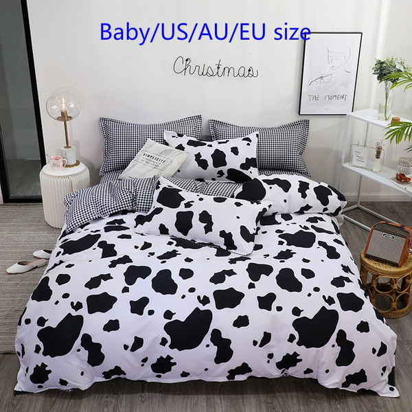 cow pattern bed set