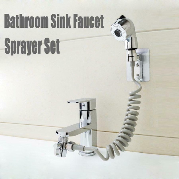 Bathroom Sink Faucet Sprayer Set 