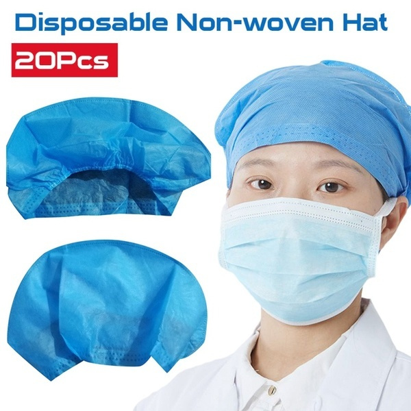 20pc Disposable Medical Protective Caps 