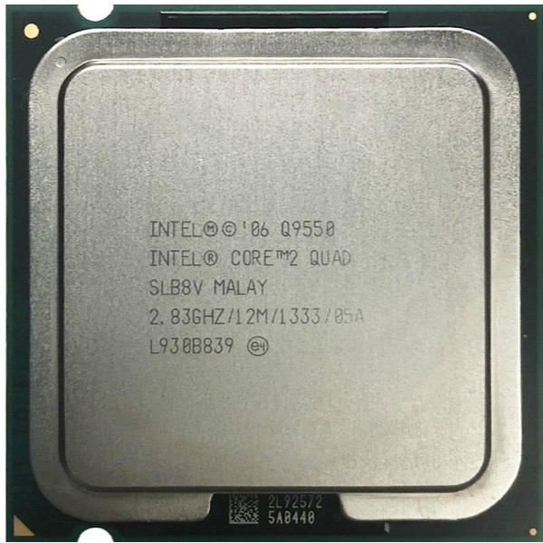 Intel Core 2 Quad Q9550 2.8 GHz Quad-Core CPU Processor 12M 95W