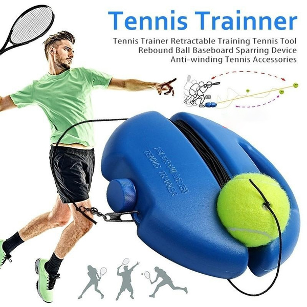Tennis Training Tool Exercise Retractable Convenient Training Tennis Tool Sport 