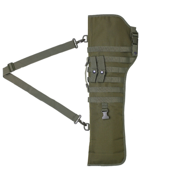 Outdoor Tactical MOLLE Shotgun Rifle Scabbard Holster Sling Case Bag for Hunting 