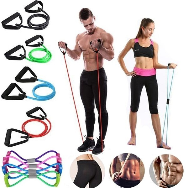 Resistance Bands Gym Elastic Bands For Yoga Pull Rope Home Exerciser Training 
