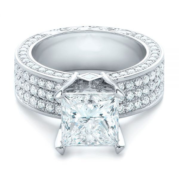 Fashion Cute 925 Sterling Silver Filled Hollow Big Ring Ladies Women Rings  H_YN | eBay