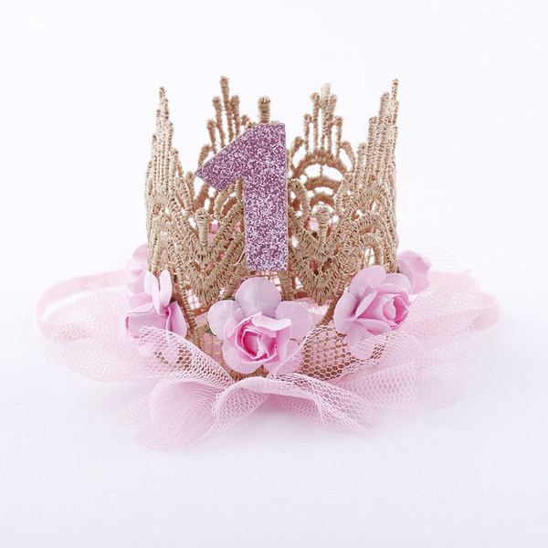 baby girl 1st birthday headbands