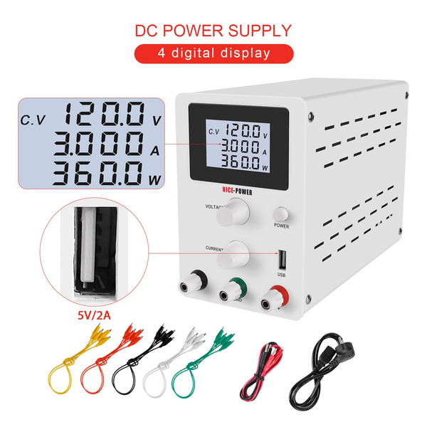 220V Adjustable Regulated DC Power Supply Laptop Mobile Phone Repair Power 5A 
