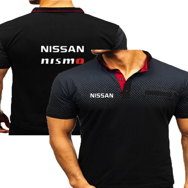 New 3d Gradient T Shirt Casual Tops Nissan Nismo Logo Fashion Short ...