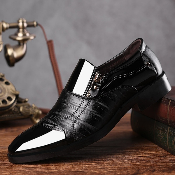 Fashion Business Dress Men Shoes 2019 New Classic Leather Men'S Suits ...