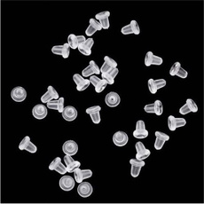 rubberback, Ювелірні вироби, softearringplasticback, Stud Earring