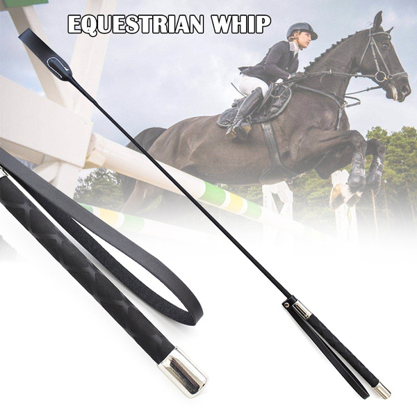 Horse Riding Convenient PU Leather Riding Crop Sex Toy Lightweight Portable Sex Toy Wish pic