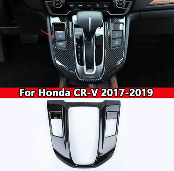 Details about   Carbon Fiber Inner Gear Shift Knob Head Cover Fit For Honda CR-V CRV 2017-2019