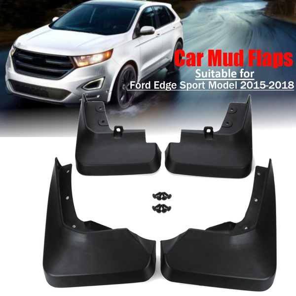 Car Rear Front Mud Flaps Mudguards Fender Splash Guards Accessories for Ford  Edge Sport Model 2015 2016 2017 2018