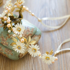 garlandwedding, Flowers, bowknotaccessorie, weddinghairband