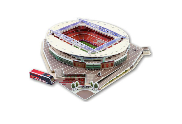 Man Utd Liverpool Arsenal & More! Football Club 3D Stadium Model Jigsaw Puzzle 