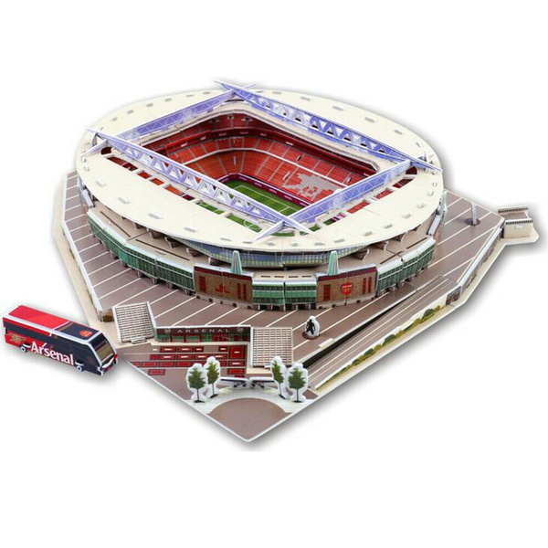 Football Club 3D Stadium Model Jigsaw Puzzle Man Utd Liverpool Arsenal More 