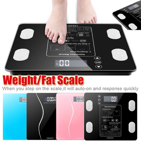 180kg/100g Digital Body Fat Scale Health Analyser Fat Muscle BMI