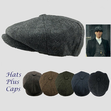 Warm Hat, Fashion, Winter, Newsboy Caps