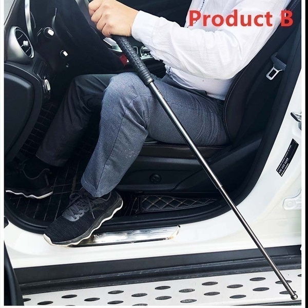 Car Baton Self-defense Tactical Baton Three Section Expansion Stick Outdoors ...