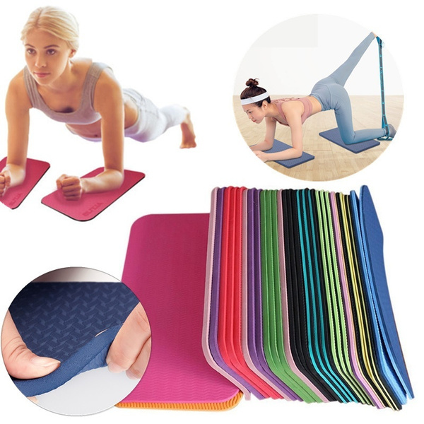 Portable Small Size Yoga Mat Flat Support Knee Wrist Elbow Pad