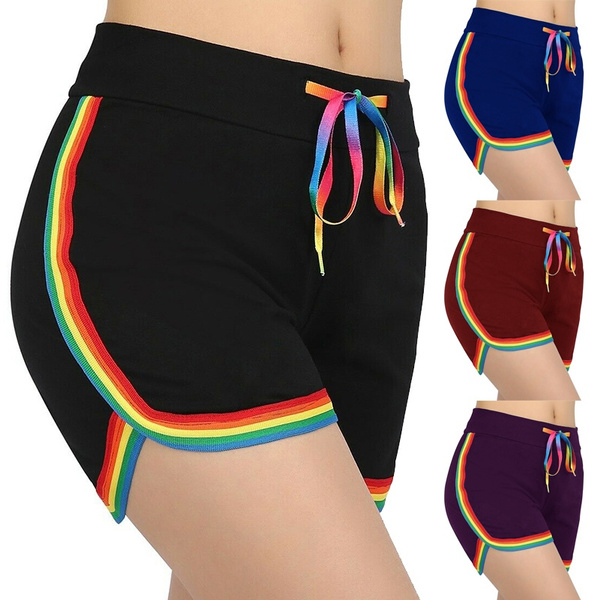 Womens Sports Shorts Casual Ladies Beach Running Gym Hot Pants ()