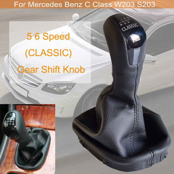 Car Gear Shift Knob For Mercedes Benz C Class W203 S203 Manual 5 6