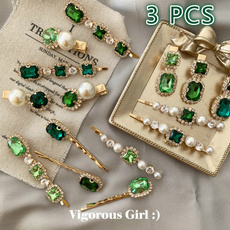pearls, Joyería de pavo reales, Crystal Jewelry, bobbypin