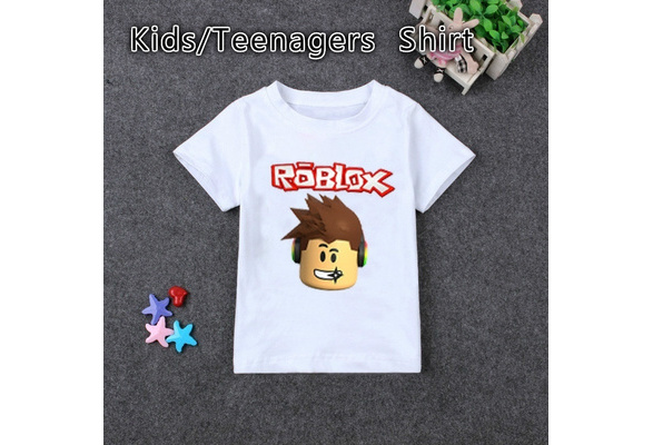 Roblox Kids T Shirts Roblox Character Head Kids Boys Girls T Shirt Tops Tees 0 11years Wish - roblox t shirt for girls youth shirt