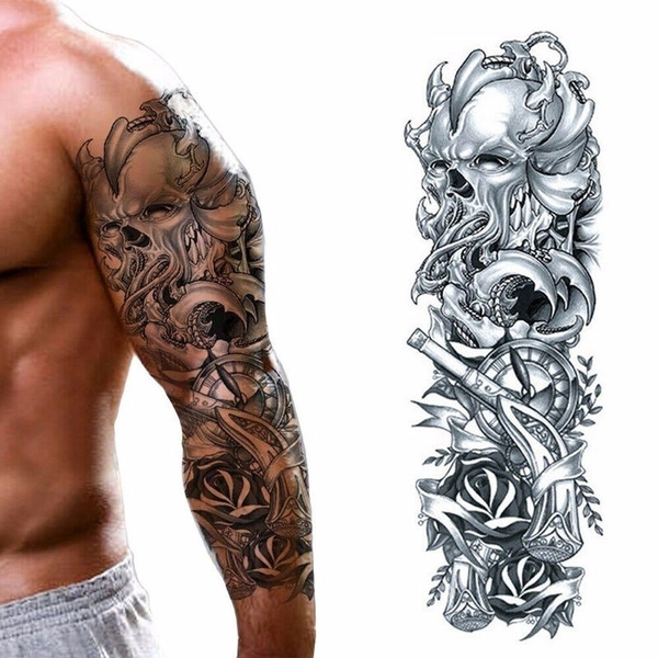 Tattoo design - Winged lion and skull by Xenija88 on DeviantArt