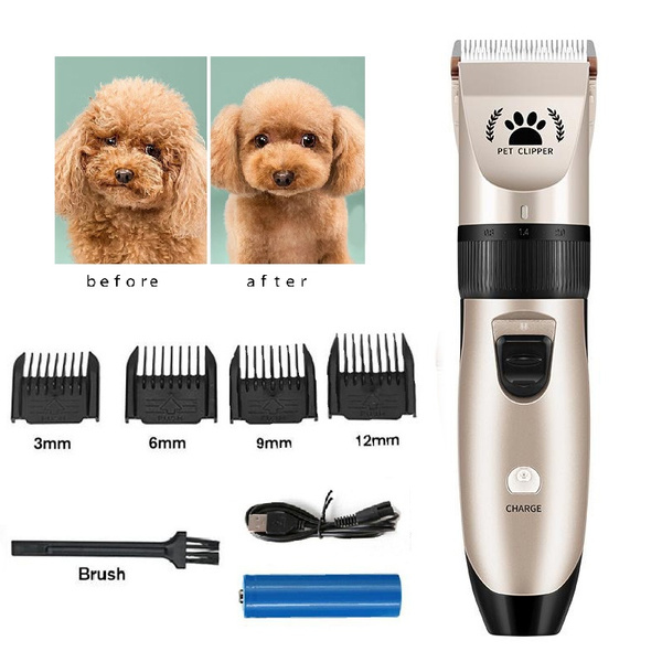 Rechargeable Low-Noise Pet Hair Clipper Remover Cutter Grooming Cat Dog  Hair Trimmer Electrical Pets Hair Cut Machine | Wish