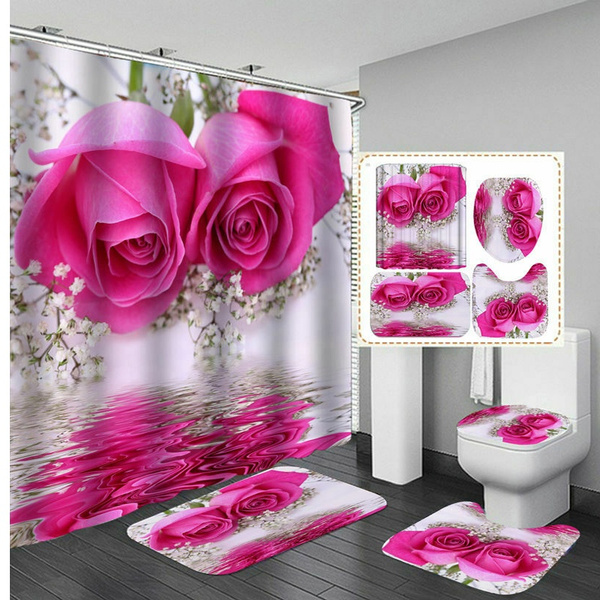 Details about   72x72" Bathroom Waterproof European Balcony Lake Mountain Shower Curtain Sets 