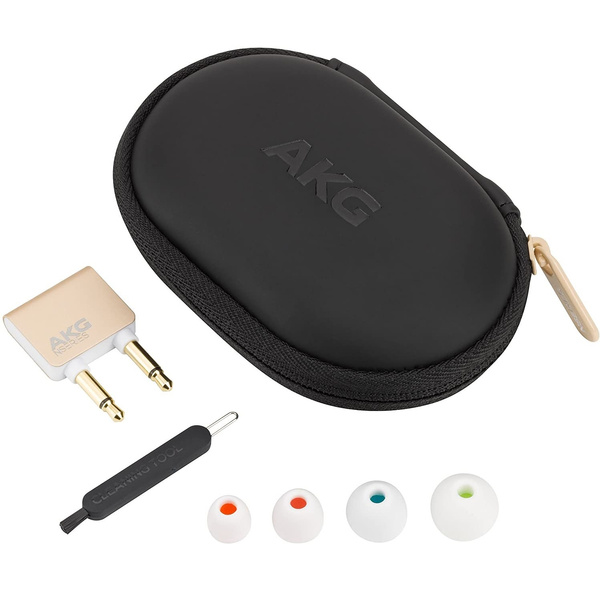 Akg n25 high resolution in ear headphones dual dynamic type with