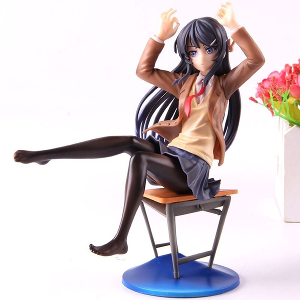Anime Girl Sakurajima Mai Cute Girl Figure Gift Anime Action Figure PVC  Collectible Model Toy | Wish