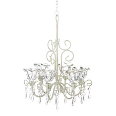 Candle, New, Chandelier, Crystal