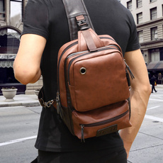 Shoulder Bags, Outdoor, Waterproof, leather