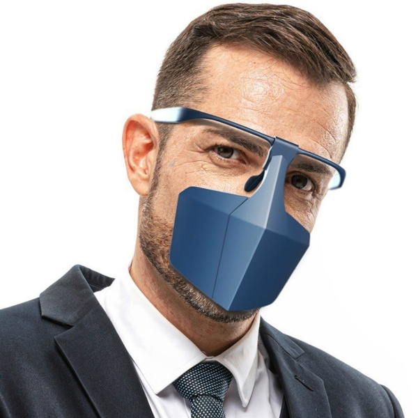 1PCS Plastic Protective Mask Against Droplets Anti-fog Isolation