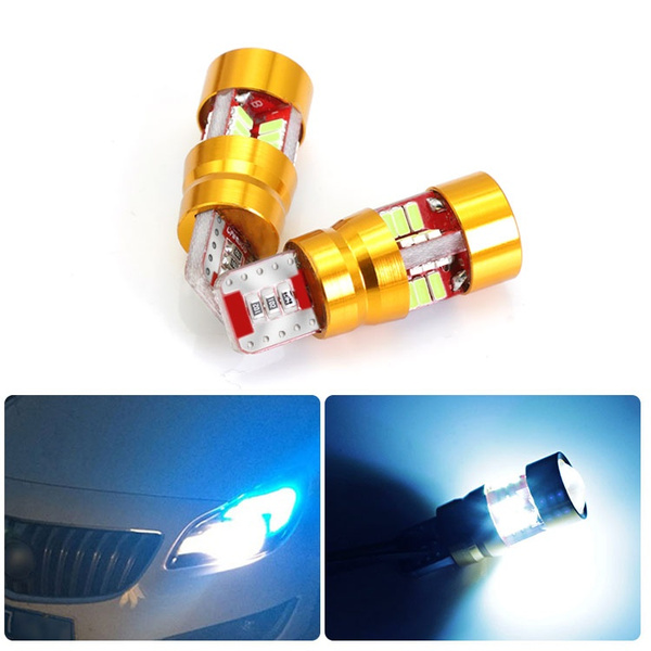 Ice Blue Motorcycle Position Parking City Lights 168 194 W5W T10 SMD LED Bulbs