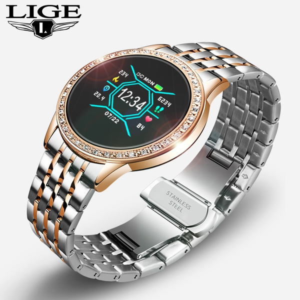LIGE NEW Smart Watch Women Fashion Smartwatch For Android IOS Smart Clock  Fitness Tracker Sport Watch Reloj Inteligente Mujer | Wish