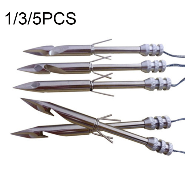 1/3/5pcs Arrowhead 146mm Dart Stainless Steel Arrow Head Hunting