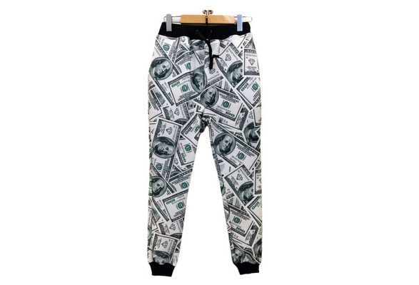 ◆THE MUSEUM VISITOR◆ SPRAYED PRINTED JOGGER PANTS MULTI 08 Joggers — The Headspace