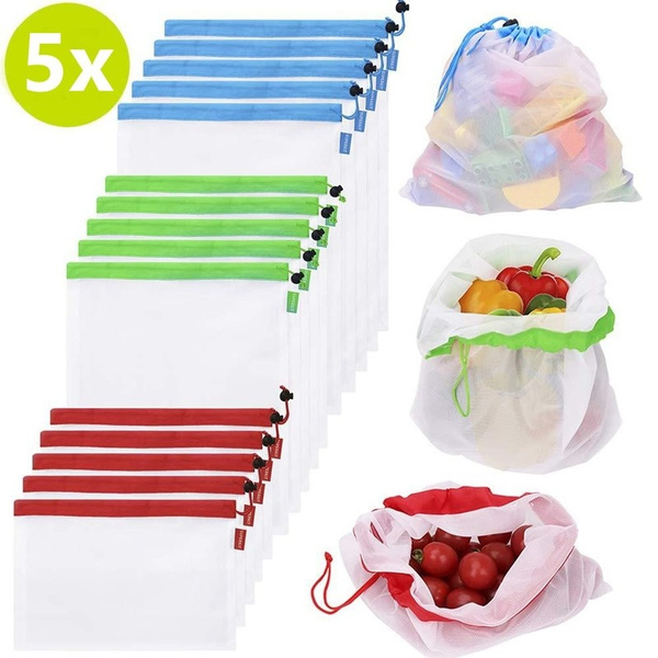 drawstring produce bags