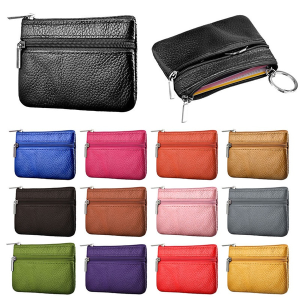 Golunski 3 Zip Small Soft Leather Coin Purse • Bagcraft UK