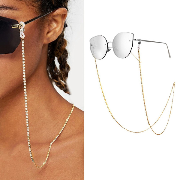 Fashion Women Link Chain Pearl Beads 