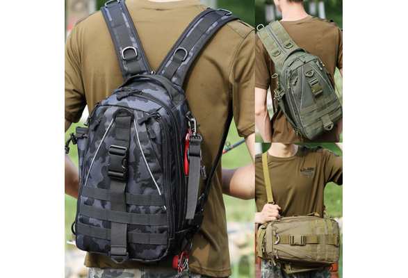 Chest Bag for Men Military Tactical Assault Pack Sling Backpack