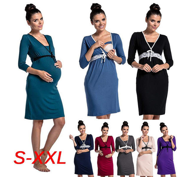 Pregnant lady night outlet dress