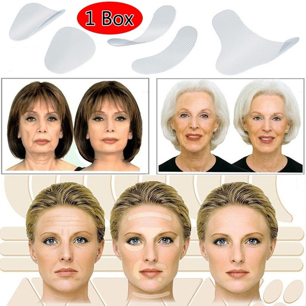 1 Box Face Anti Wrinkle Patch Lift Up Tape Frown Lines Smile Lines