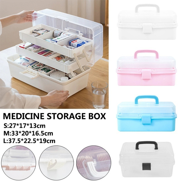 3 Layers Multi-Functional Portable Household Medicine Sundries