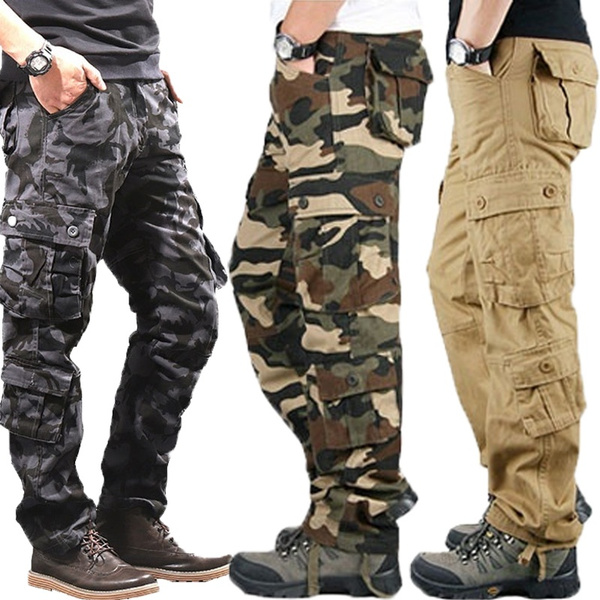2020 Tactical Pants for Men Cotton Classic Cargo Pant Multi Pocket ...