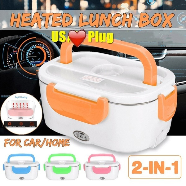 Portable Electric Heating Lunch Box Food Heater Warmer Storage Box