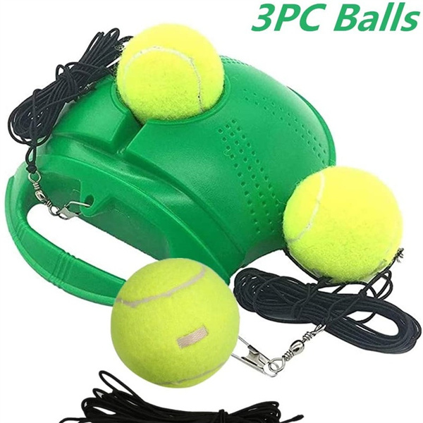 Rubber Tennis Ball Trainer Tennis Ball with String Replacement Drill Traine Good 